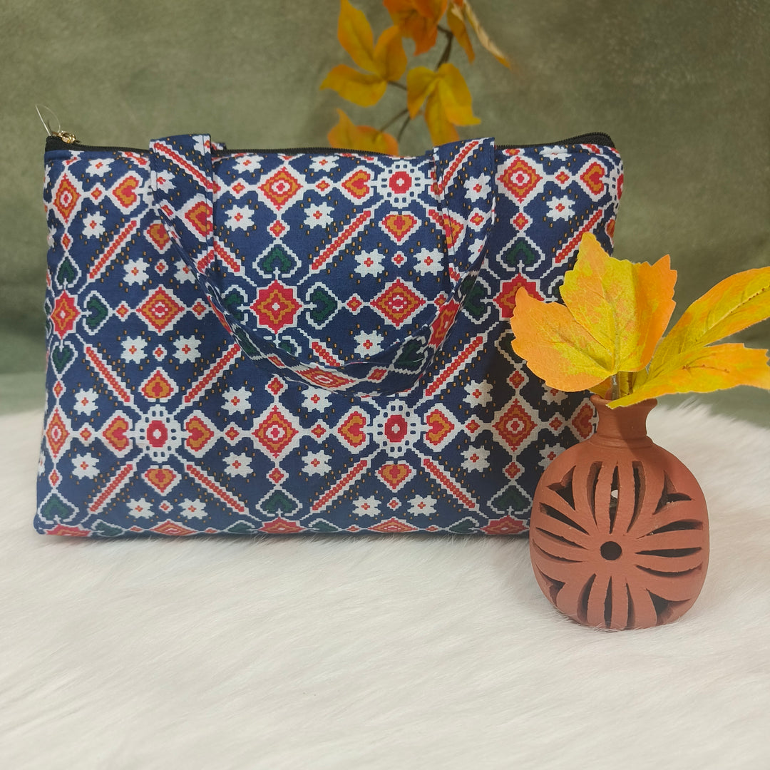 Bristlefront everyday handy Blue with diamond print