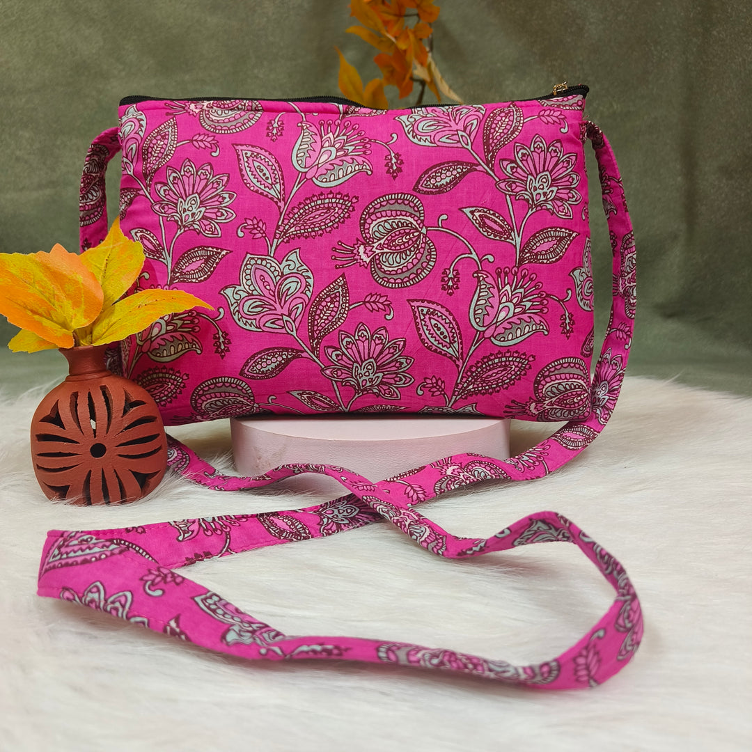 Bristlefront Everyday sling Pink with flower print
