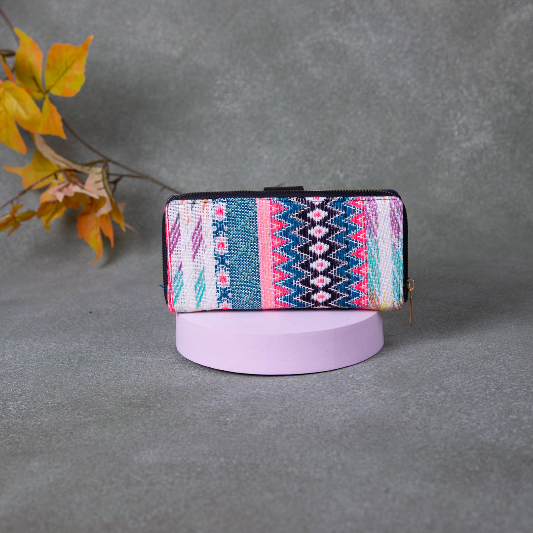 Handmade Wallets - Classic Blue with Pink Colour