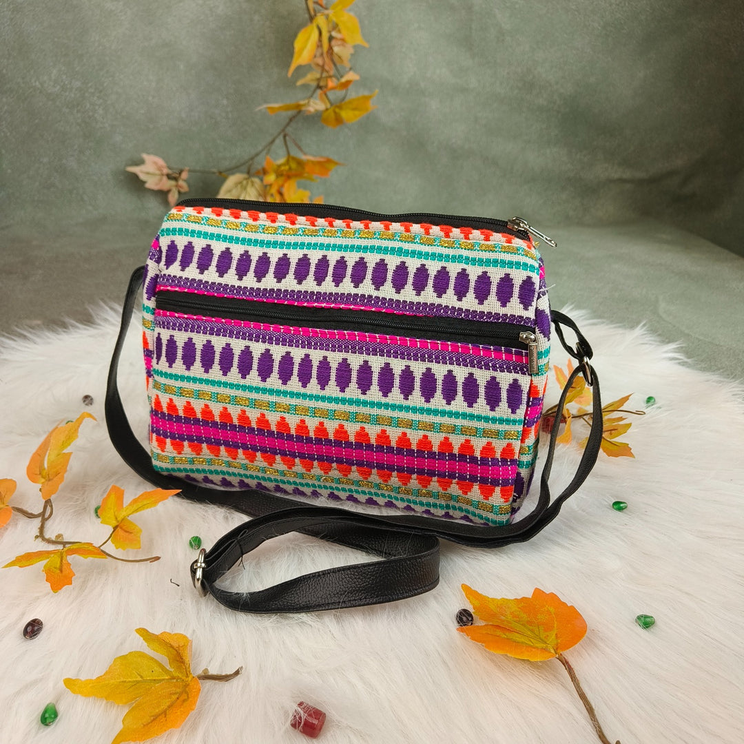 Lifestyle Sling Pink with Lavender Southwestern Prints Design
