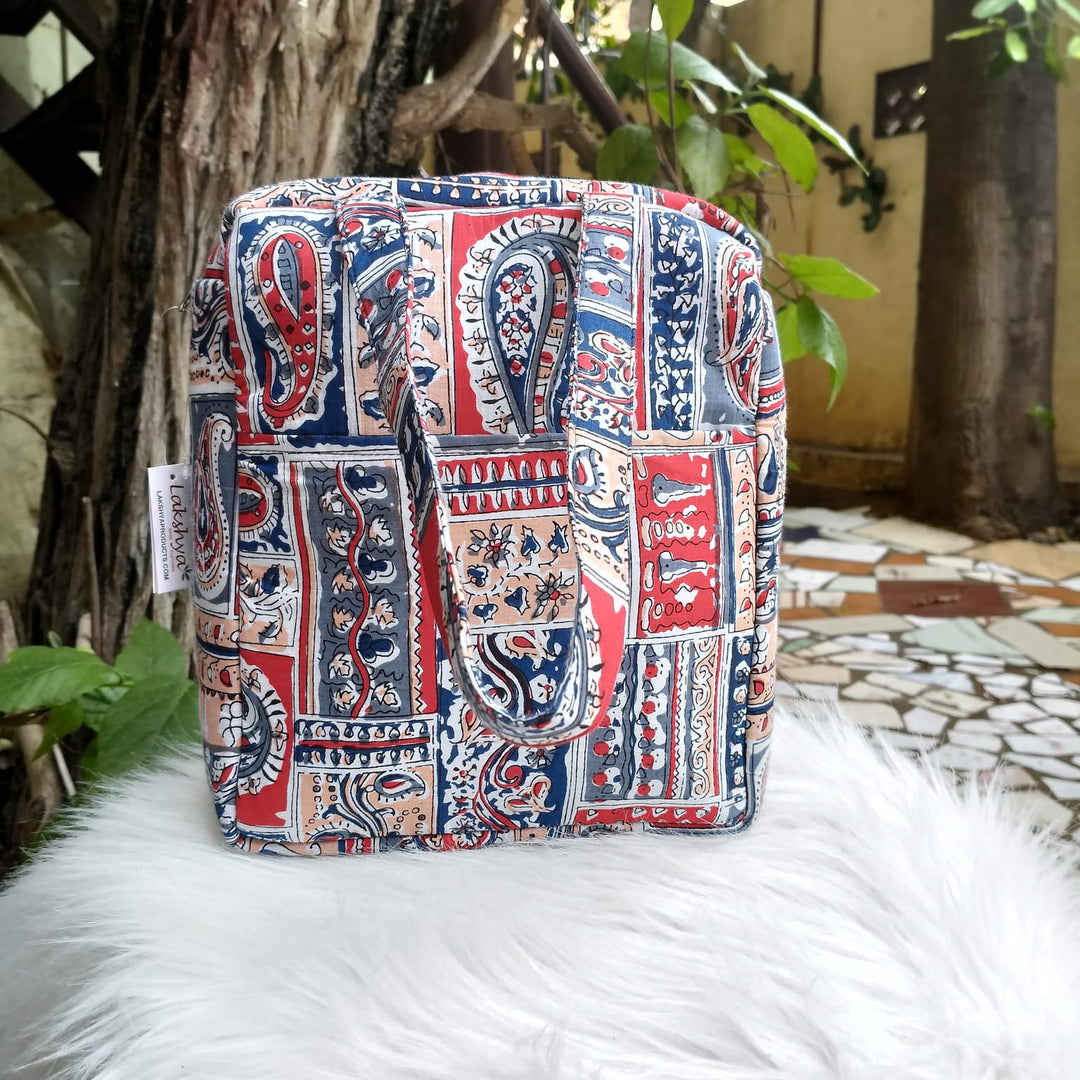 Water Proof Cotton Lunch Bag English Grey
