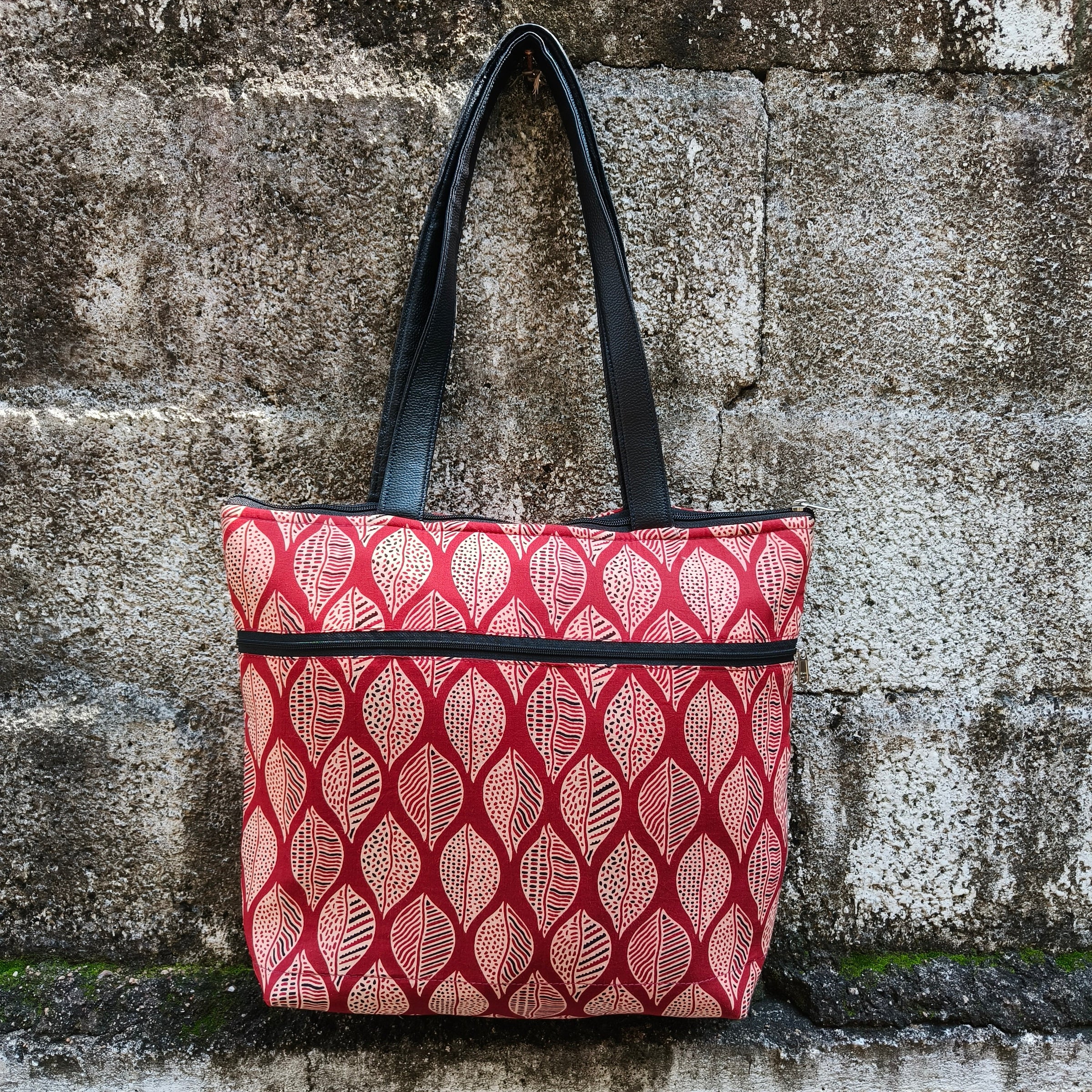 Tote with Bottle Holder