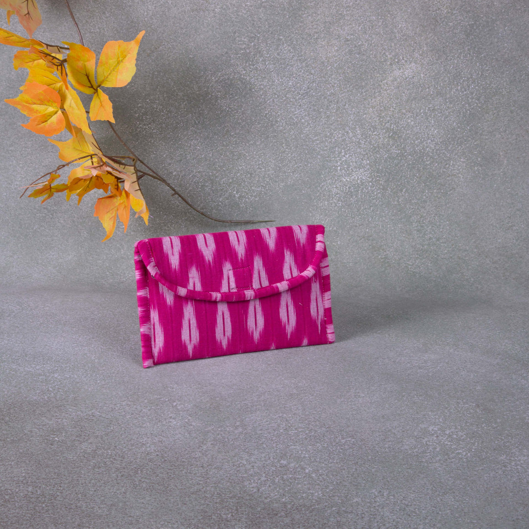 Ikat Clutch Pink