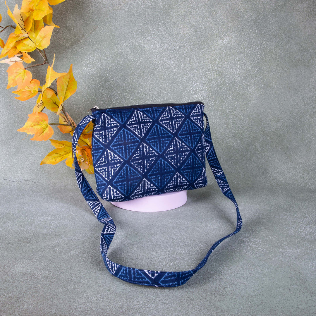 Bristlefront Everday sling Blue with Diamond Design