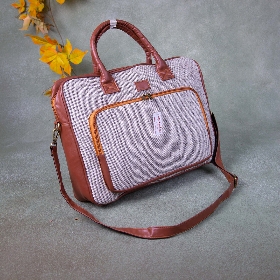 Unisex Laptop shoulder bags Grey Colour.