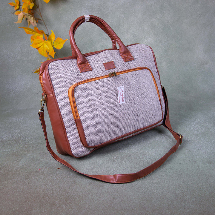 Unisex Laptop shoulder bags Grey Colour.