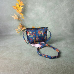 Bristlefront Everyday sling Blue Kalamkari Prints