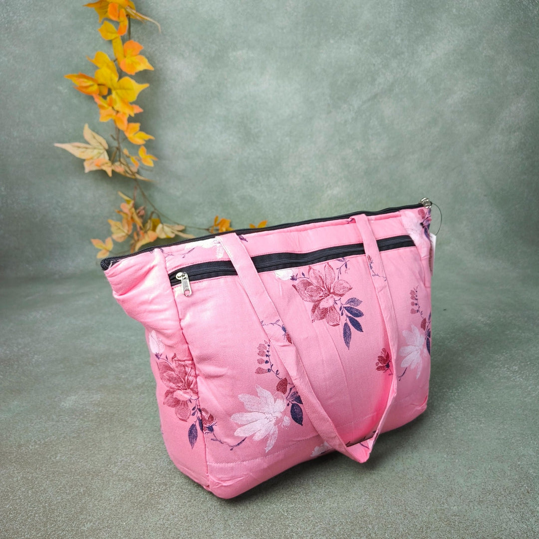 Baby Bag Diaper bag Hospital Bag Pink Floral Prints Design