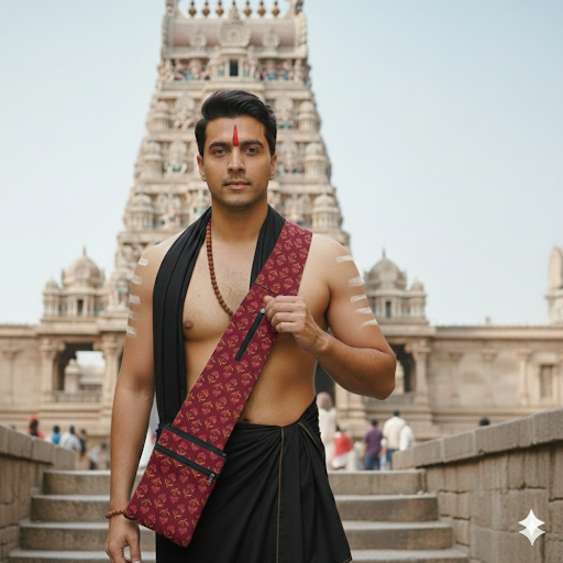 Pilgrim Bag -  Maroon with pink flower print