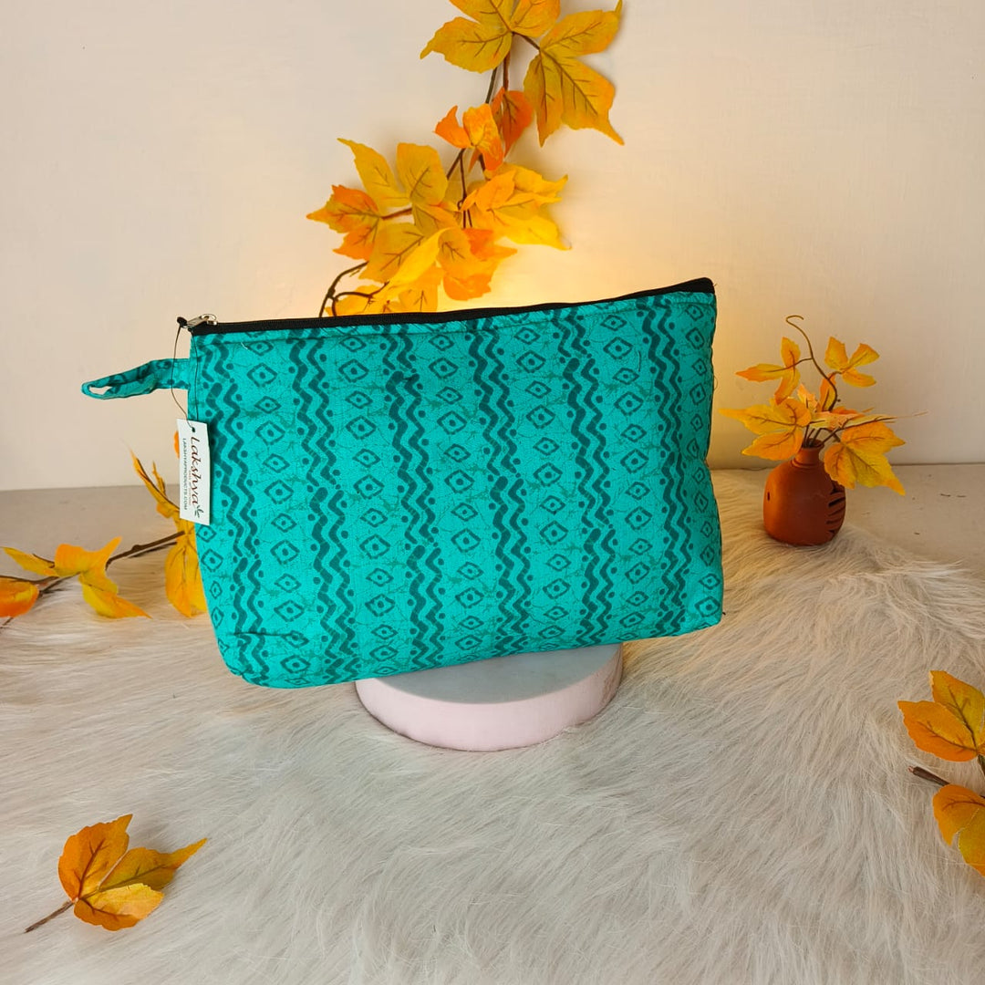 Jumbo Makeup pouch Green Colour