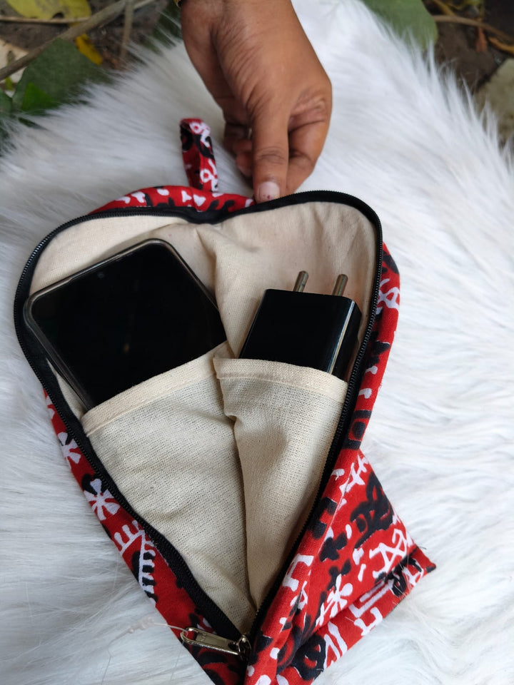 Phone Holder green bandhini