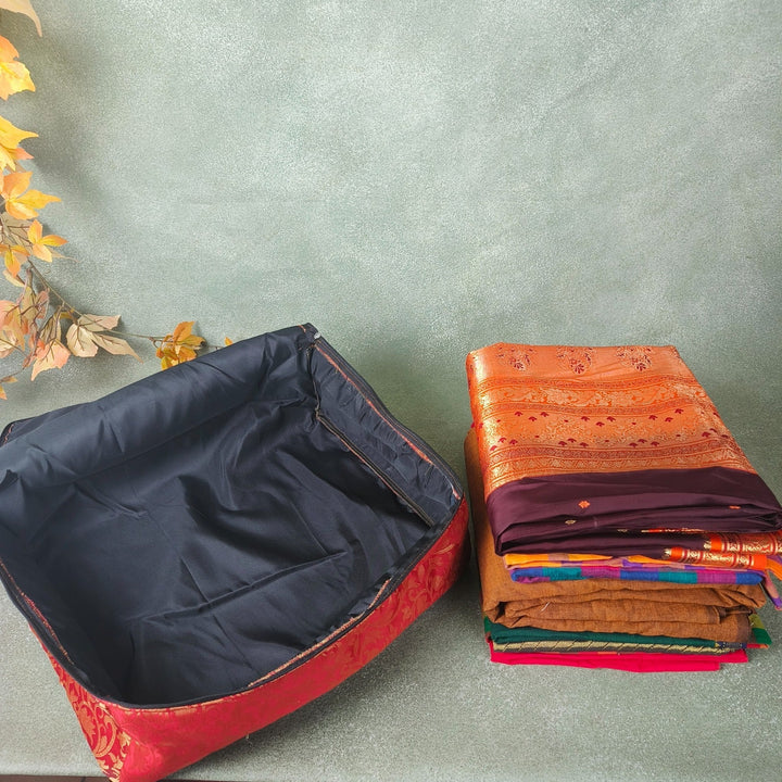 Saree Storage Bags blue weaves
