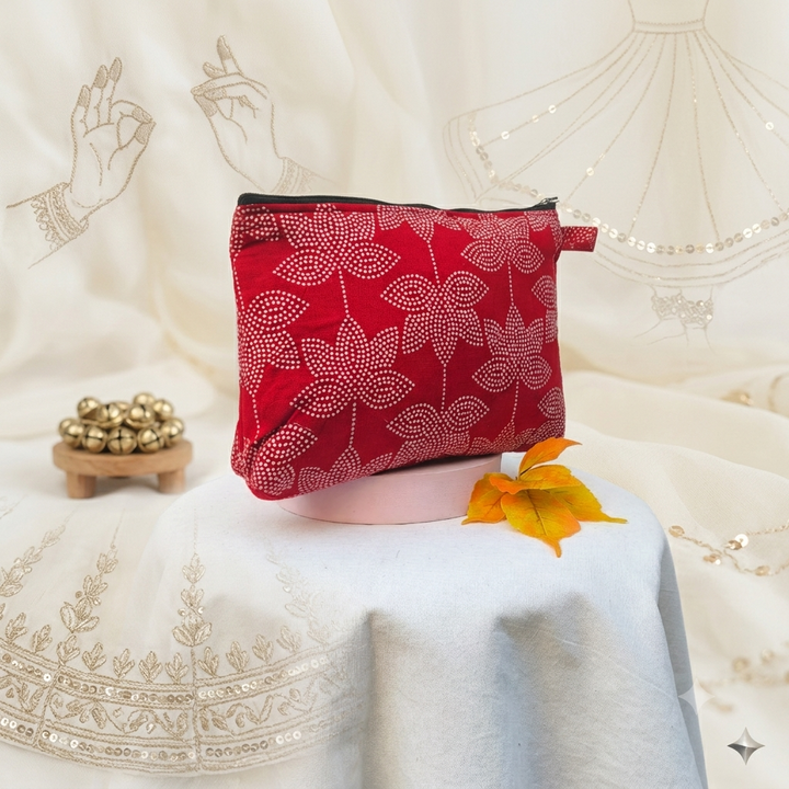 Ghunghroo pouch - Red