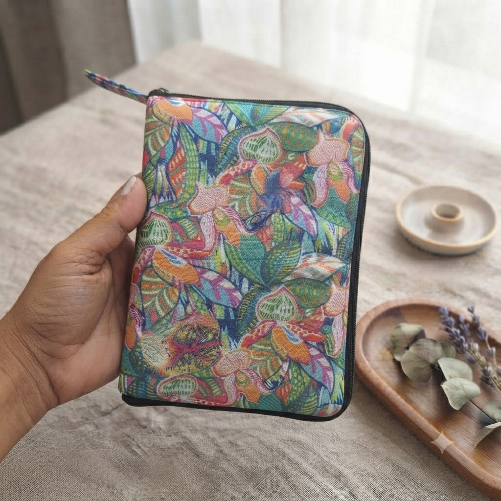 Girls Kit Pouch -  Tropical Print