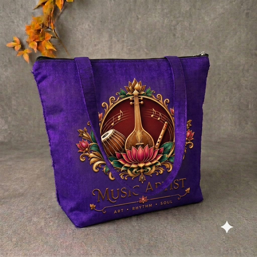 Music Artist Tote - Violet