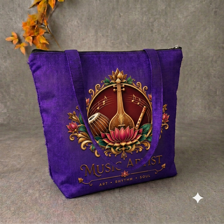 Music Artist Tote - Violet