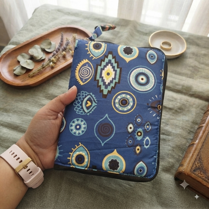 Girls Kit Pouch - Blue evil eye
