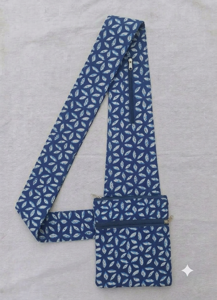 Pilgrim Bag - Blue flower