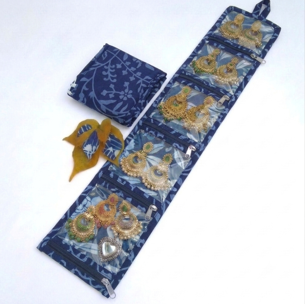 Jewel Pouch - The Indigo Leaf
