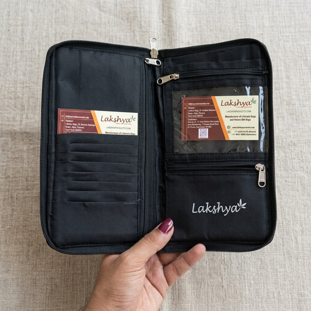 SMART WALLET BIG - Indigo Bloom printed