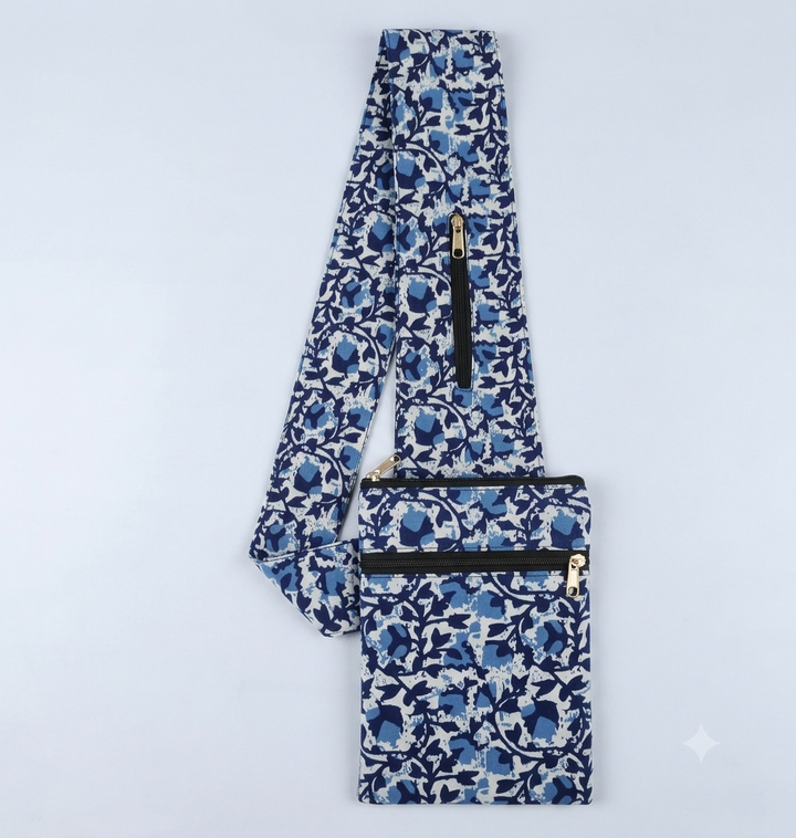 Pilgrim Bag - Blue Blossom Print