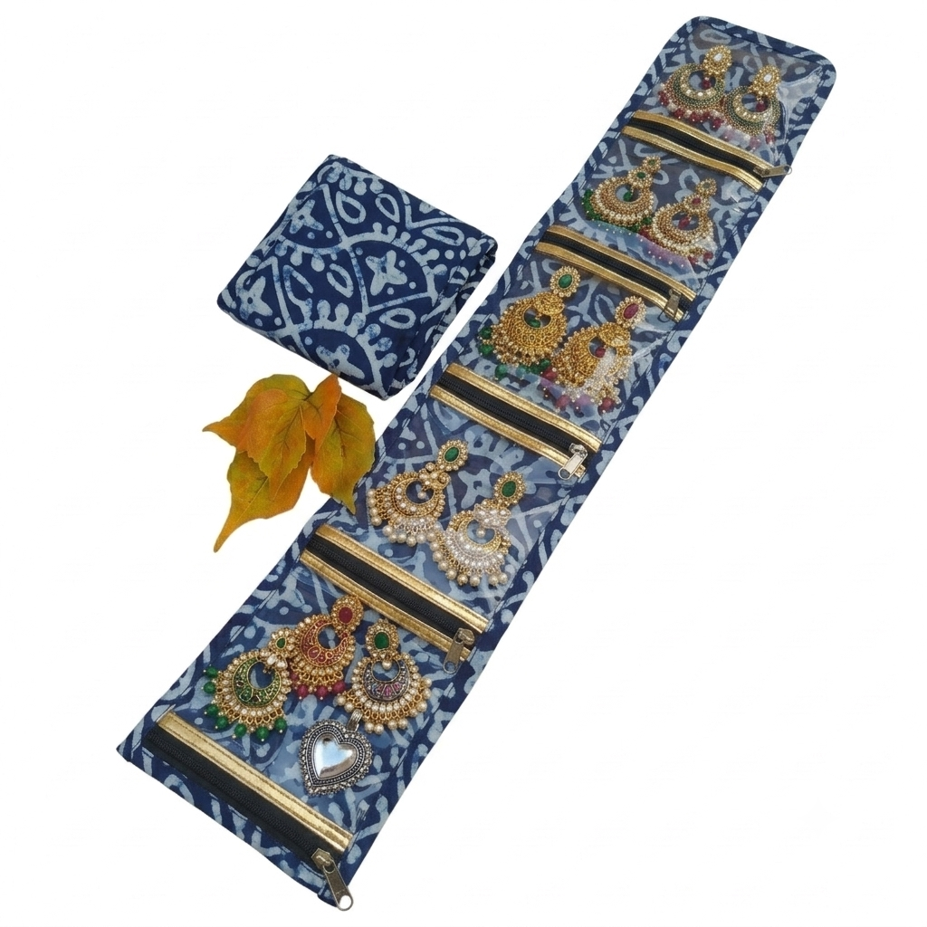 Jewel Pouch - (Earring) Blue Indigoc(Best Buy)