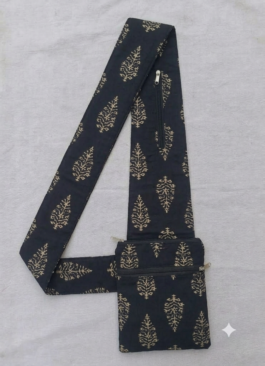 Pilgrim Bag - Black jaipuri