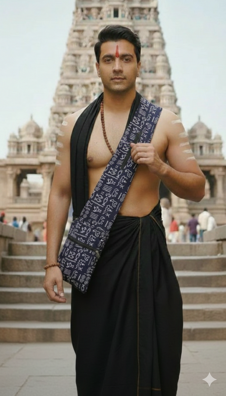 Pilgrim Bag -  Black Animal print