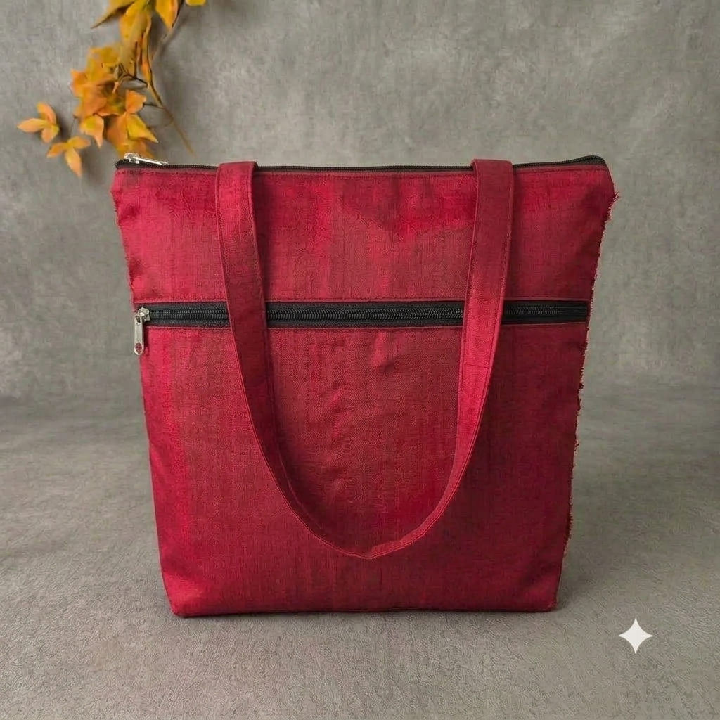 Kathak Dancer Tote - Red (Pre-Order)