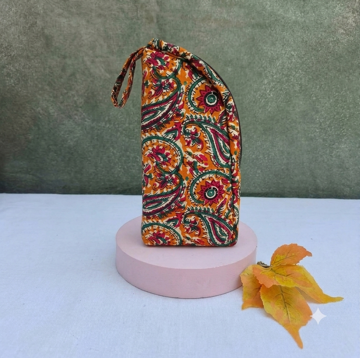 Phone Holder - orange with traditional mango