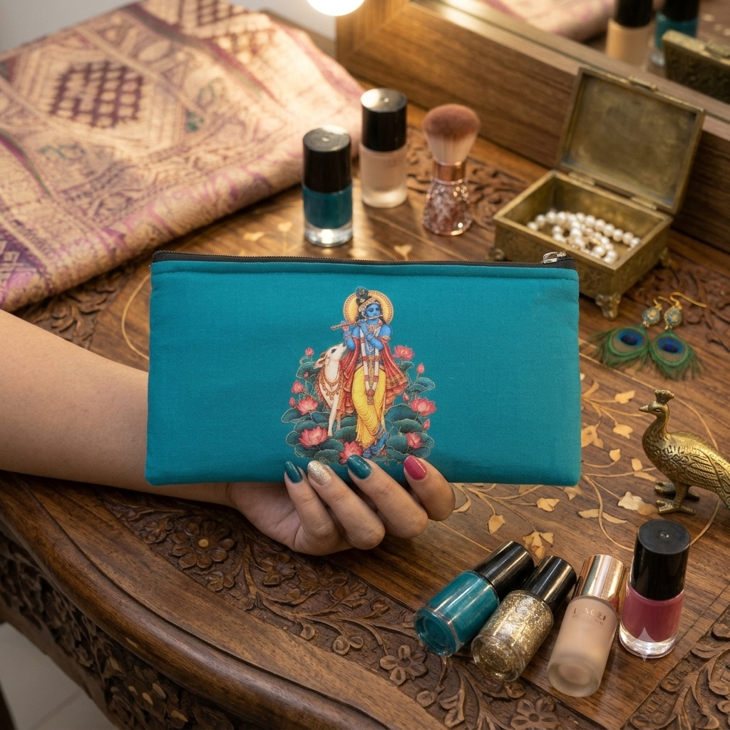 Radhe Krishna Purses - Teal