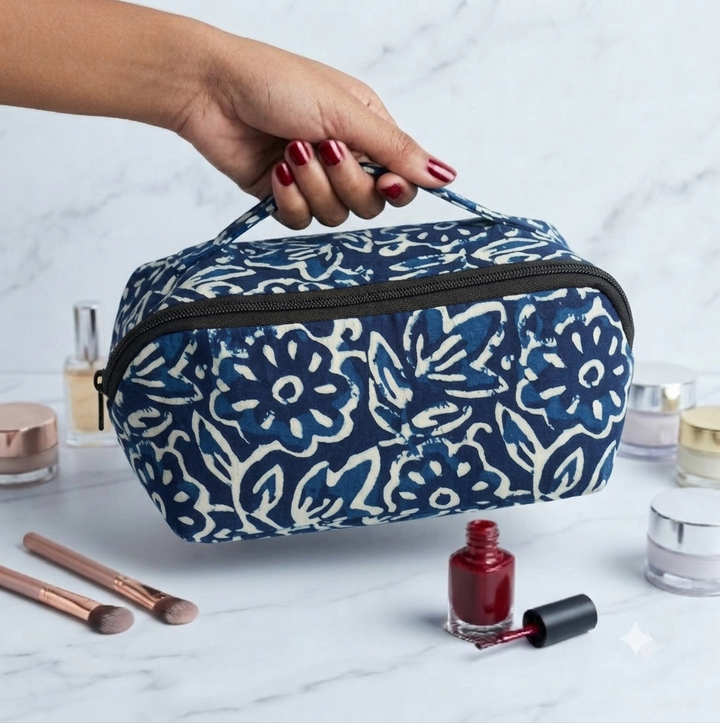 TABLE TOP VANITY - Indigo Batik