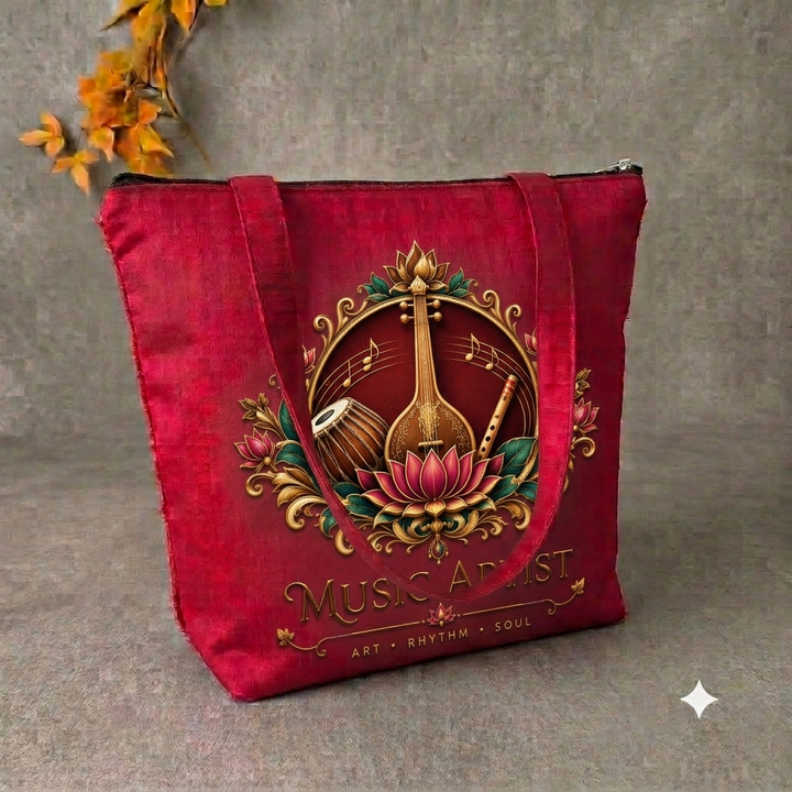 Music Artist Tote - Red