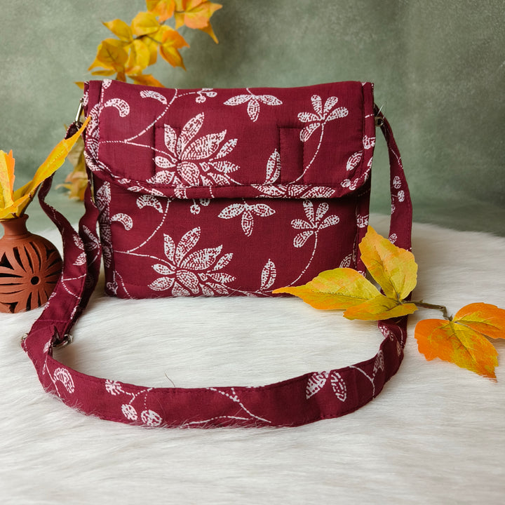 Multizipper Sling 4 Zip floarl print