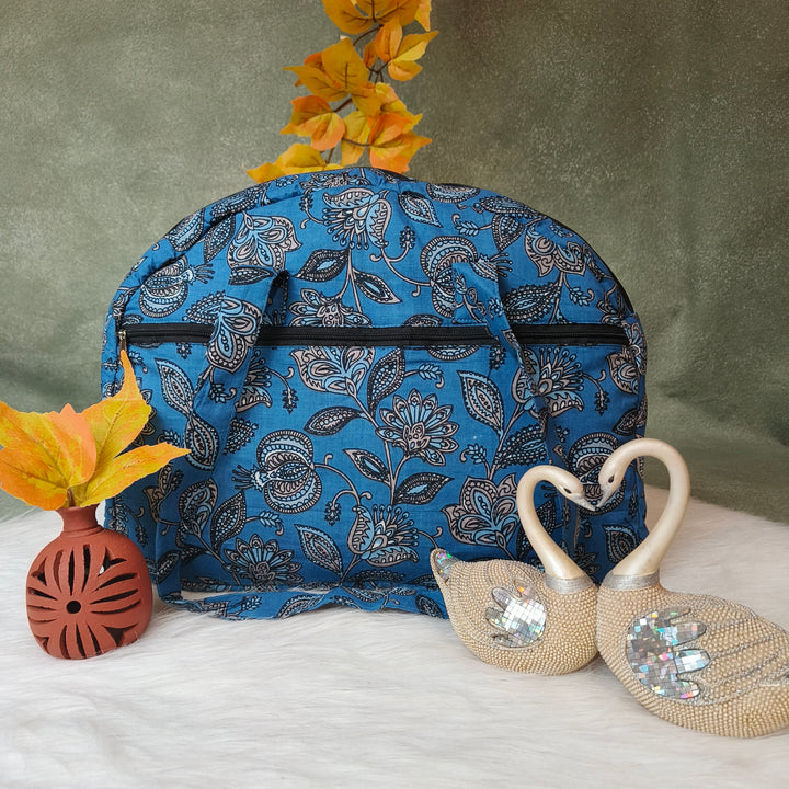Everyday Tote blue floral print