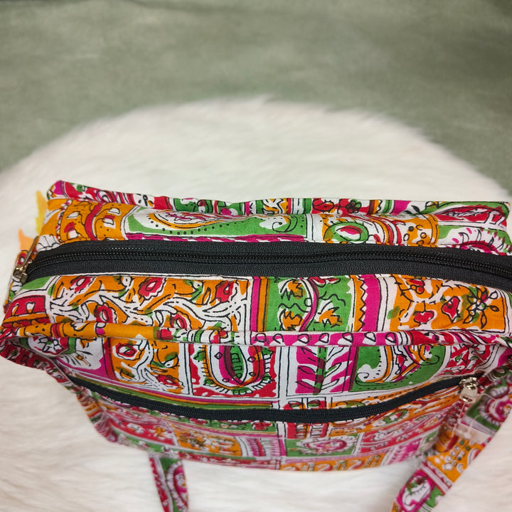 Xtra Sling bag mixed color mango print