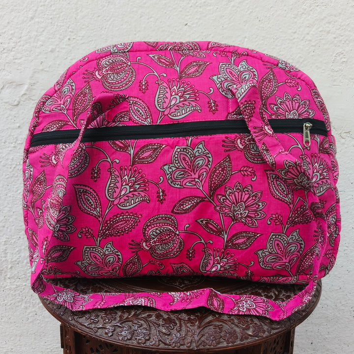 Everyday Tote pink with floral print