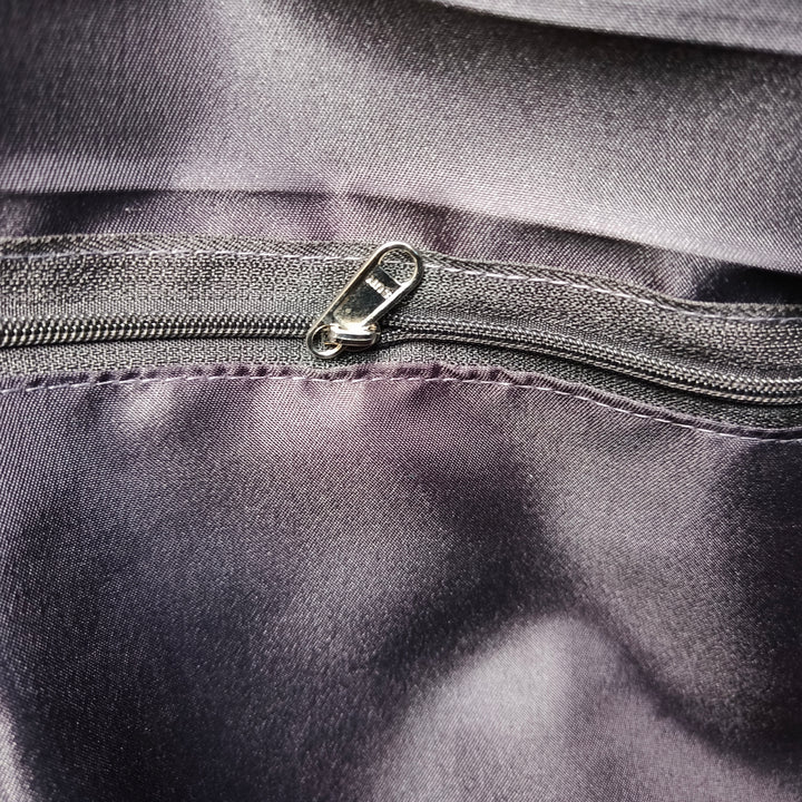 Backpack Red with big leaf print