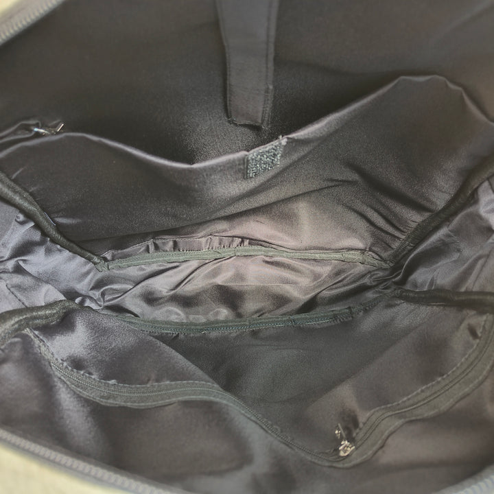 Backpack Grey with dot print