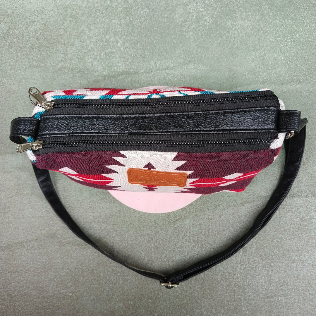Easy Sling maroon with red print