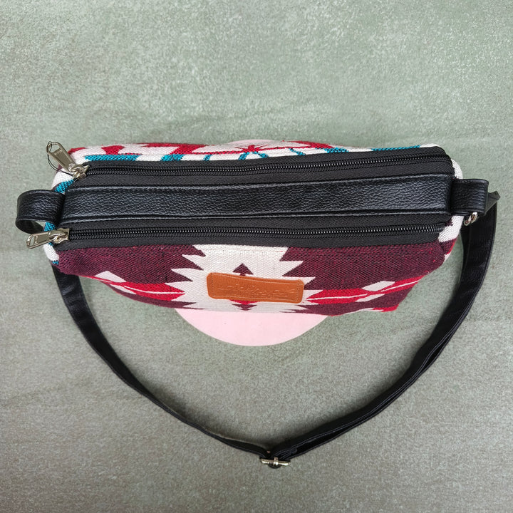 Easy Sling maroon with red print