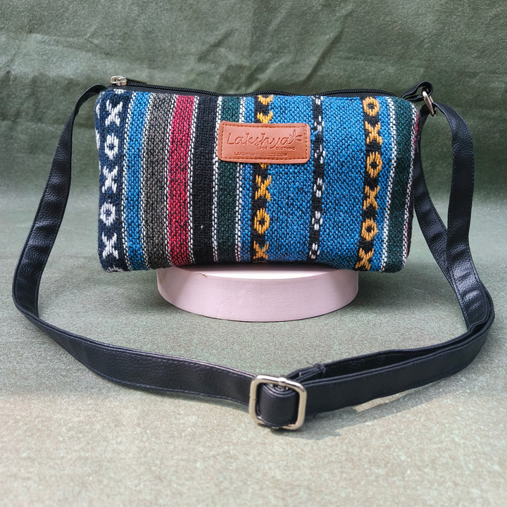 Easy Sling blue with xox print