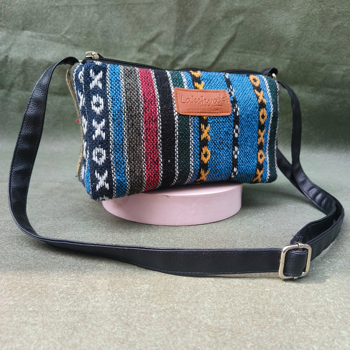 Easy Sling blue with xox print