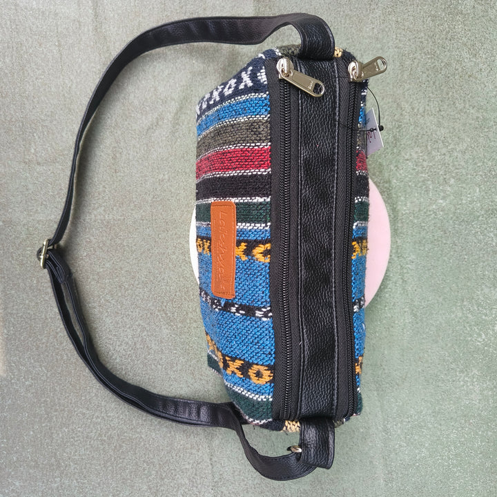 Easy Sling blue with xox print