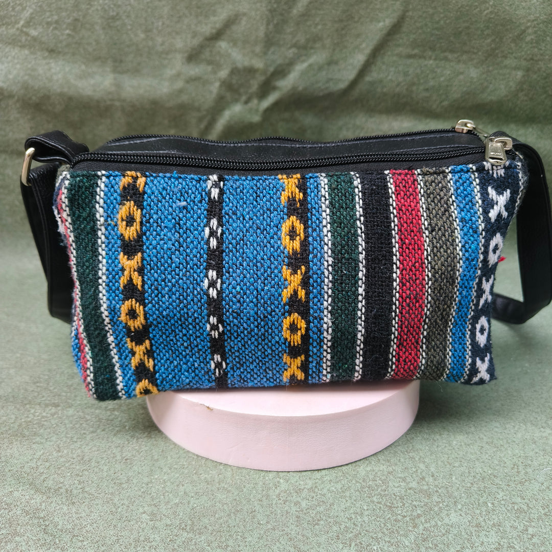 Easy Sling blue with xox print