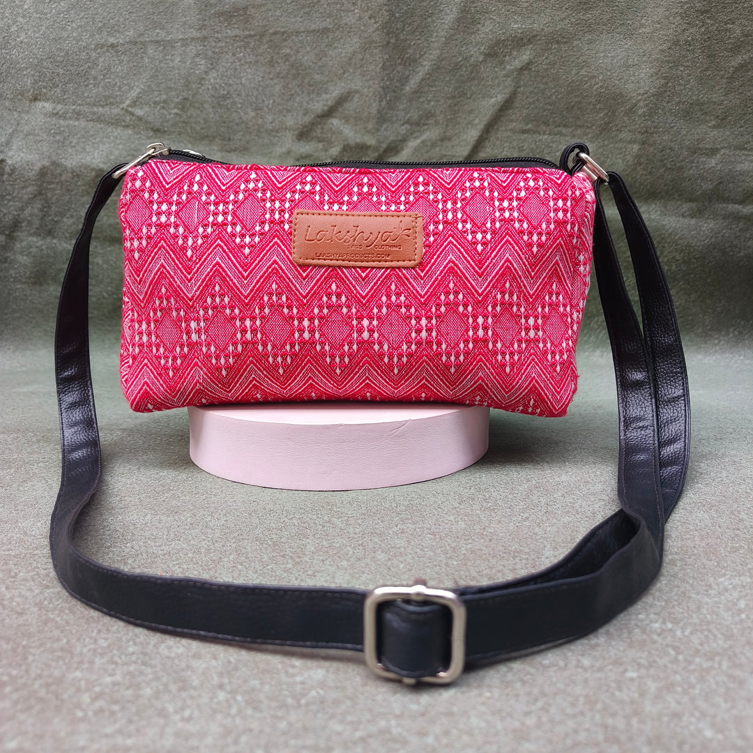Easy Sling pink with zigzag lines print