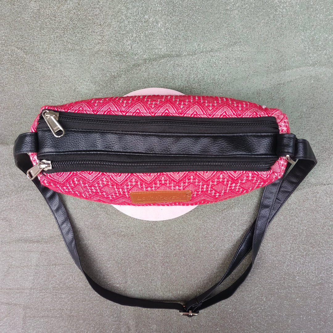 Easy Sling pink with zigzag lines print