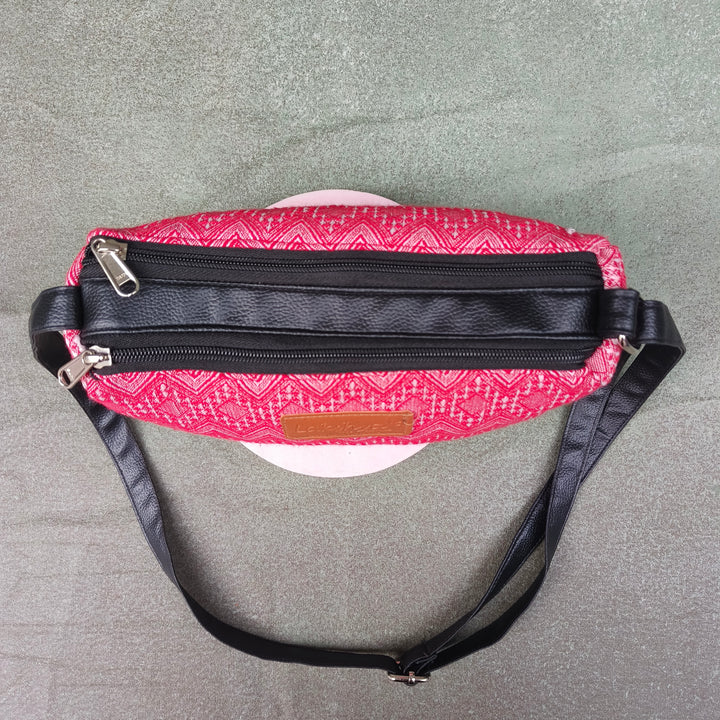 Easy Sling pink with zigzag lines print