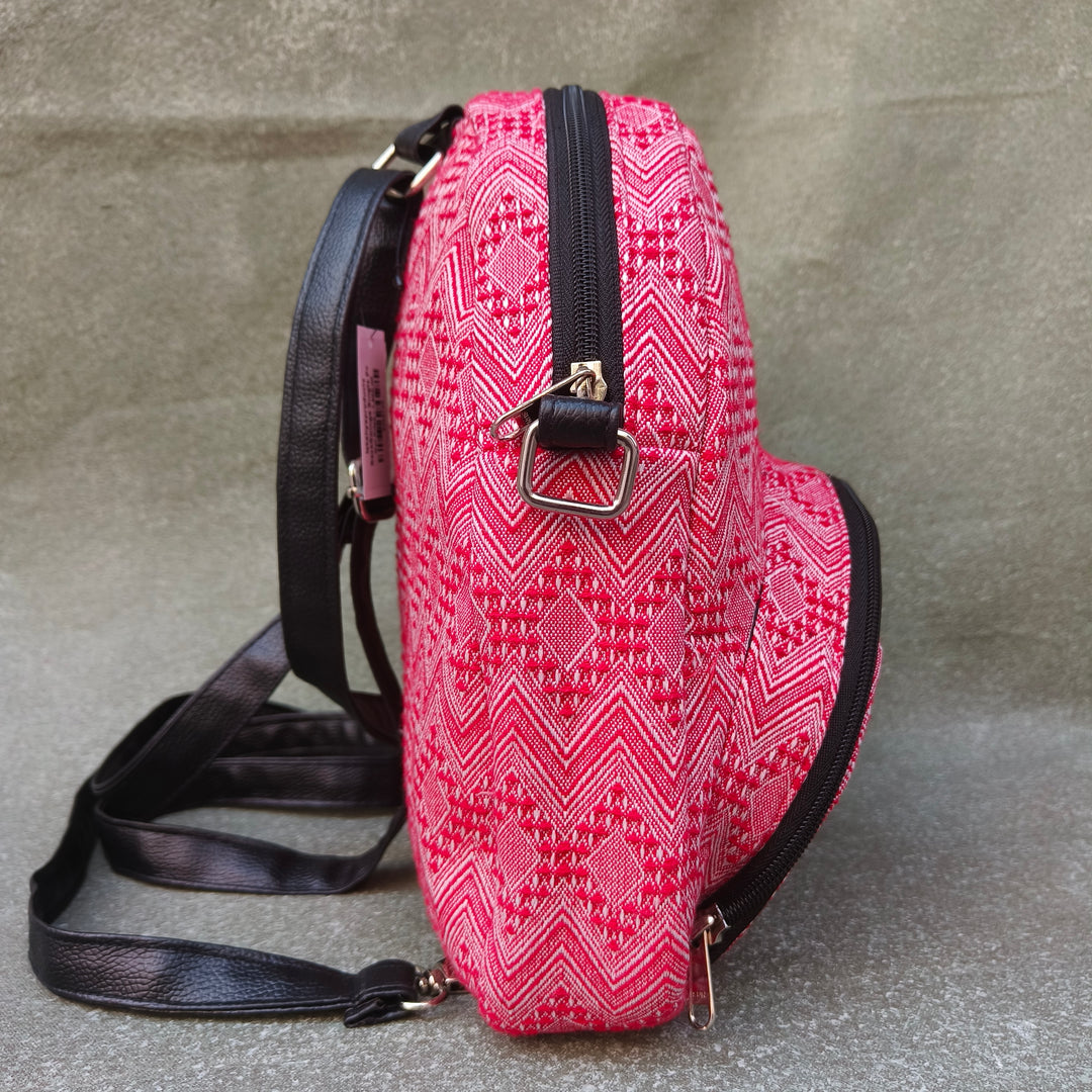 BackSwings Pink with small zigzag lines