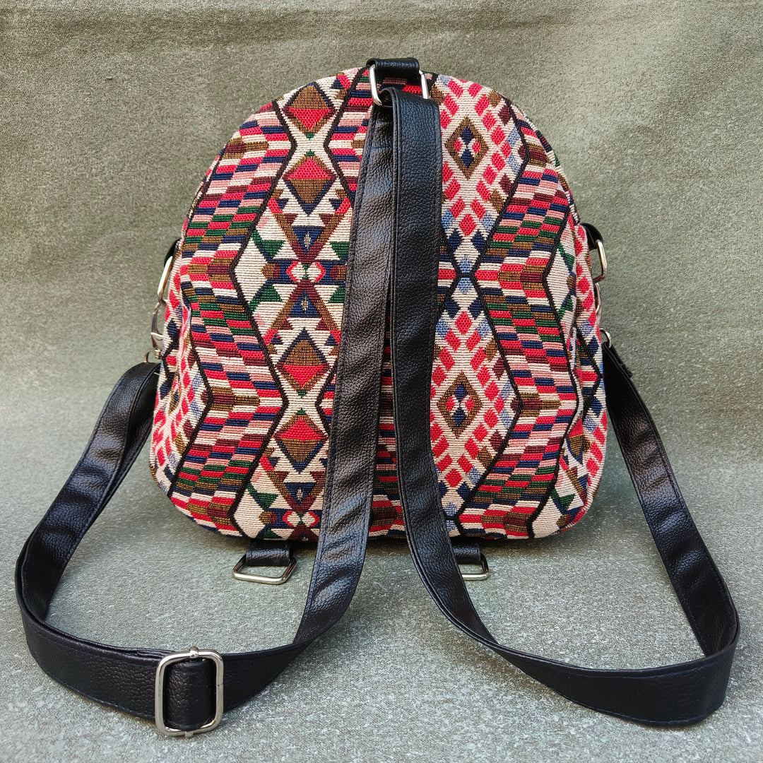 BackSwings Multicolor diamond print